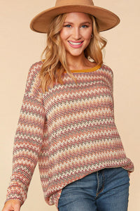 Butterscotch Textured Sweater