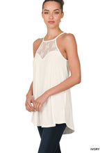 Load image into Gallery viewer, Lace Paneled Halter