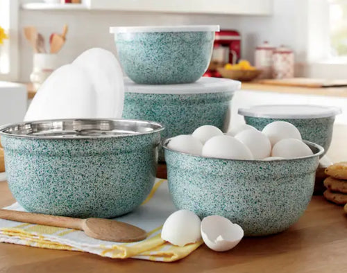 10 Piece Speckled Bowl Set